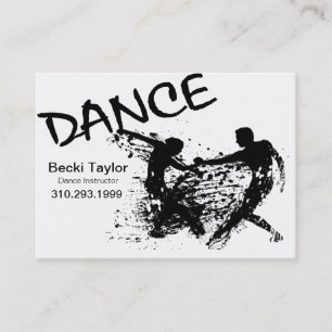 Dance Grunge - Choreographer, Dancer, Instructor Business Card