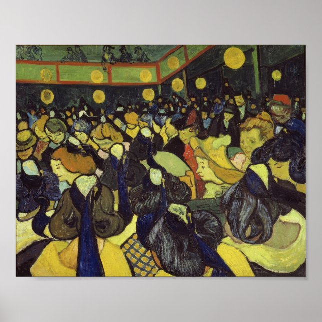 Dance Hall in Arles Van Gogh Fine Art Poster (Front)