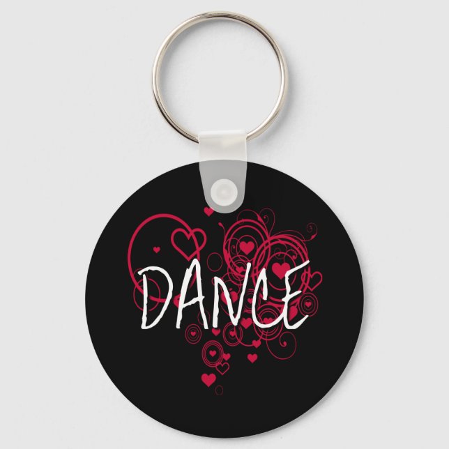 Dance Hearts Keychain(s) Keychain (Front)