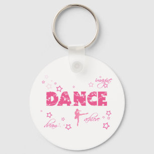 Dance Imagine Achieve Dream Keychain