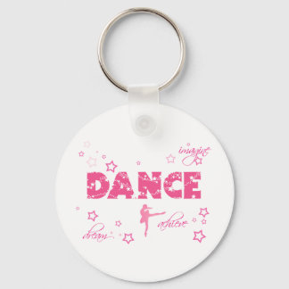 Dance Imagine Achieve Dream Keychain