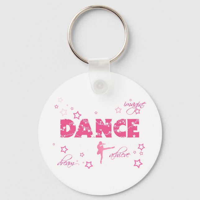 Dance Imagine Achieve Dream Keychain (Front)