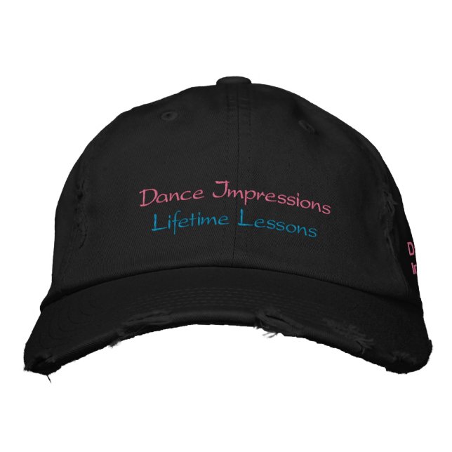 Dance Impressions Dance Mom Embroidered Hat (Front)