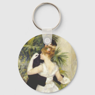 Dance in the City by Renoir Keychain