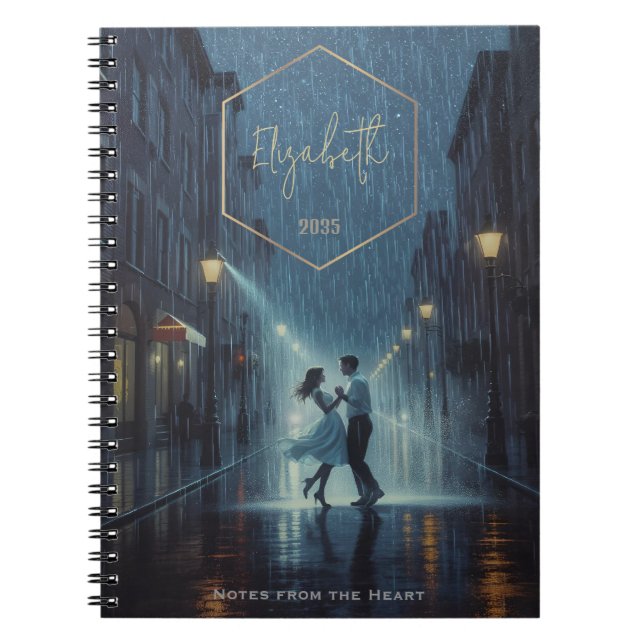 Dance in the Rain – Notebook & Planner (Front)