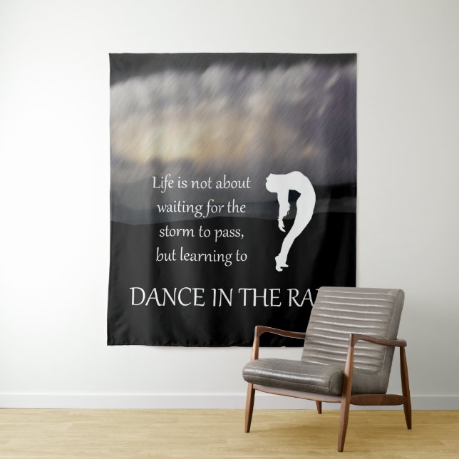 Dance in the Rain Tapestry (In Situ)