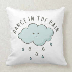 Dance In The Rain Throw Pillow