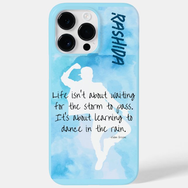 Dance in the Rain Vivian Greene Quote Case-Mate iPhone Case (Back)