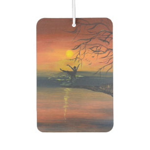 Dance in the Sunset Glow handmade artwork Air Freshener