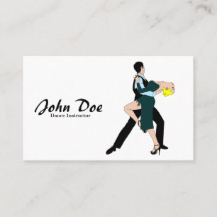 Dance Instructor Ballroom Business Card
