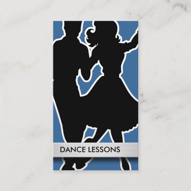 Dance Instructor Business Cards (Front)