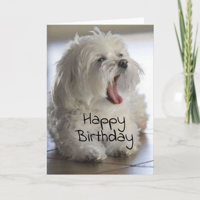 **DANCE INSTRUCTOR** HAPPY BIRTHDAY CARD (Front)