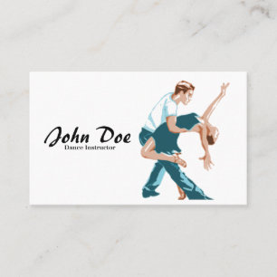 Dance Instructor Latin Business Card