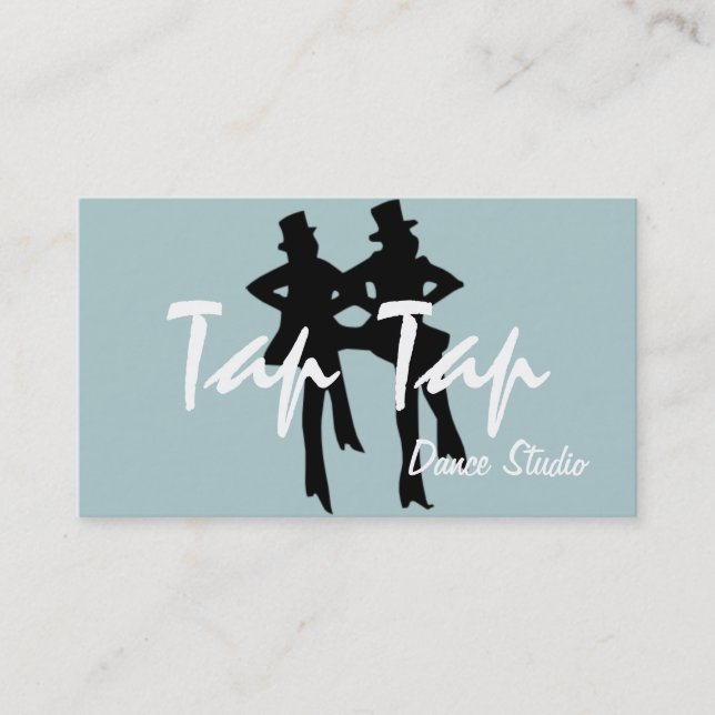 Dance Instructor Studio Lessons Business Card (Front)