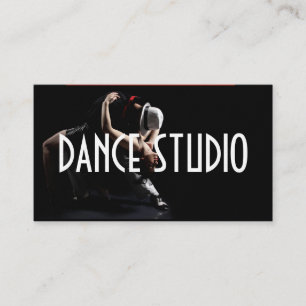 Dance Instructor Studio Lessons Business Card