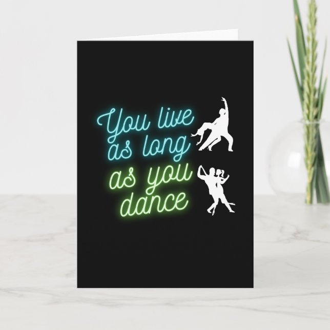 Dance is life card (Front)
