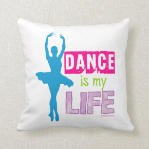 Dance Is My Life Throw Pillow