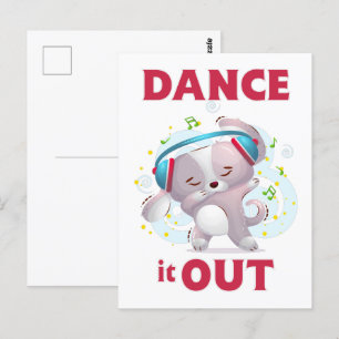 Dance It Out Postcard