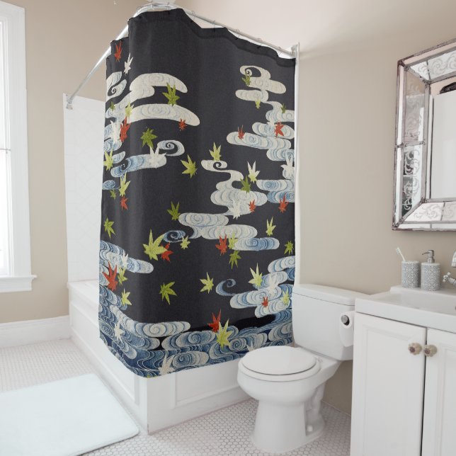DANCE KIMONO,RUNNING WATER,FALLING LEAVES Floral (In Situ)