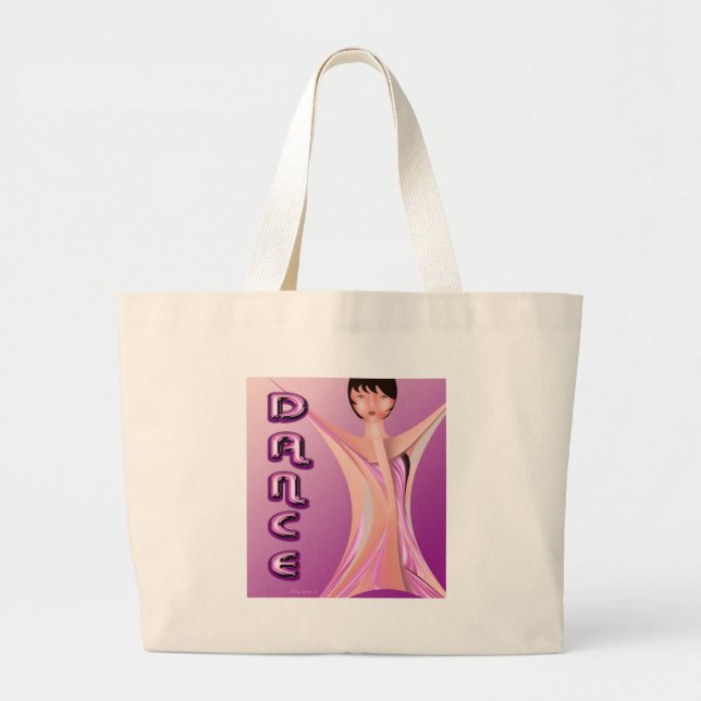 Dance Large Tote Bag (Front)