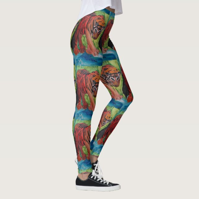 DANCE LEGGINGS BY ARTIST PAULA REILLY. (Right)