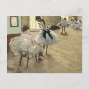 Dance Lesson by Edgar Degas Postcard
