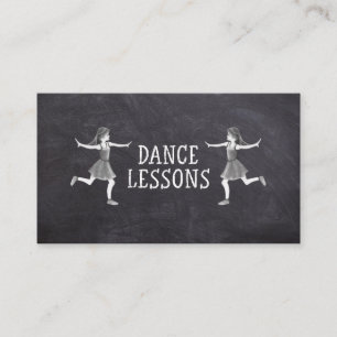 Dance Lessons Dancing Teacher Instructor Classes Business Card