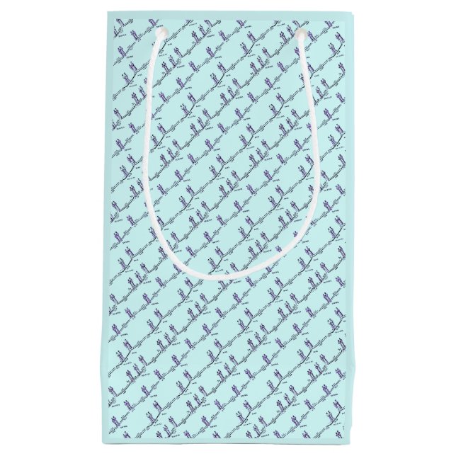 Dance Lessons Gift Bag (Blue) (Front)