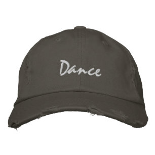 Dance Light Text  Embroidered Hat