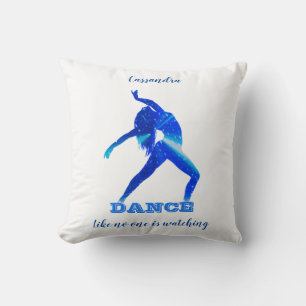 Dance Like no one is Watching Abstract Throw Pillow