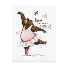 Dance Like No One is Watching Funny Ballet Bear