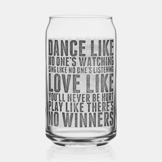 Dance Like No One's Watching Grunge Quote (Recto)