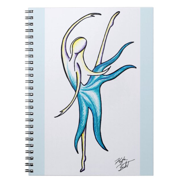 Dance Like the World is Watching Spiral Notebook (Front)