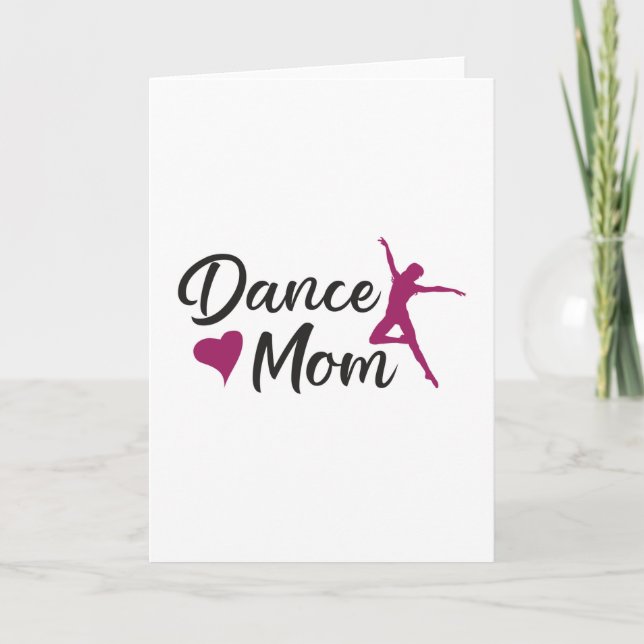 Dance Love Dancing Party Sport Dancer Gift Idea Card (Front)