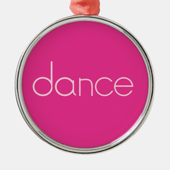 Dance Metal Ornament (Front)