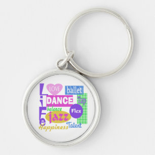 Dance Mix Keychain
