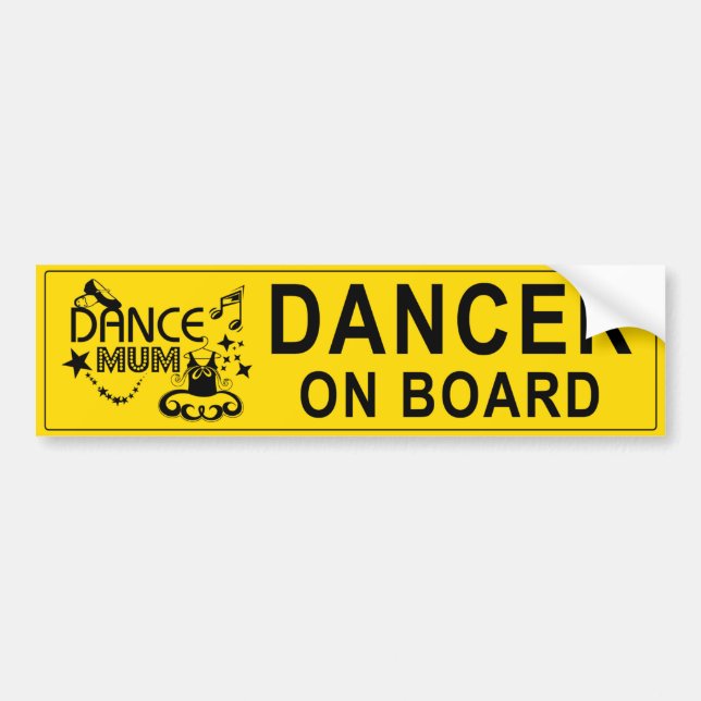 Dance Mom Bumper Sticker (Front)
