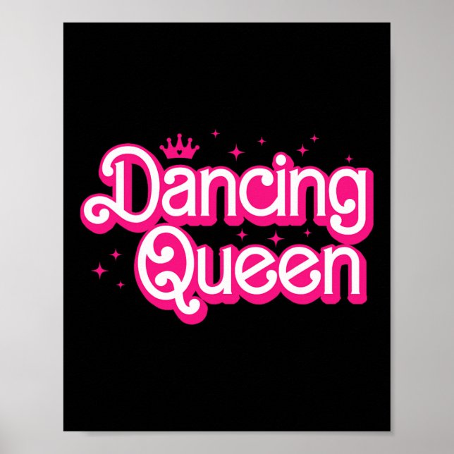 Dance Mom Dancing Queen Dancing 70s Disco Bachelor Poster (Front)