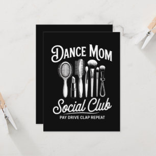 Dance Mom Social Club Mommy Invitation