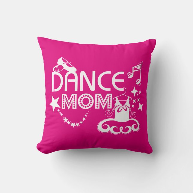 Dance Mom Throw Pillow (Front)