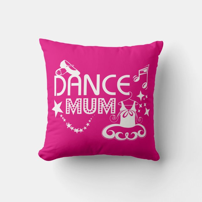 Dance Mom Throw Pillow (Front)