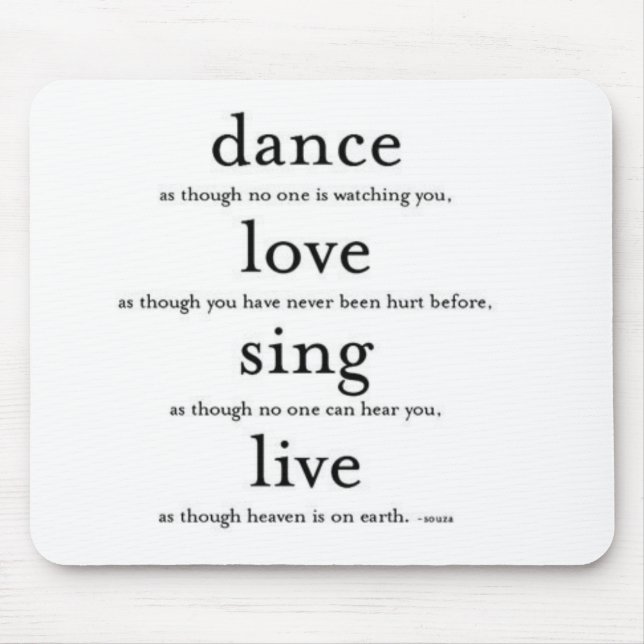 dance mouse pad (Front)