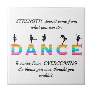 Dance, multi-colored tile