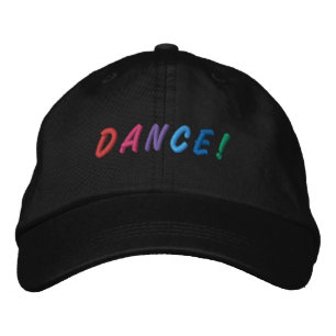 Dance Multicolored Embroidered Hat Cap