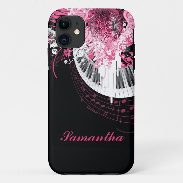 Dance Music Disco Ball Mate ID™ iPhone 5 Coque (Dos)