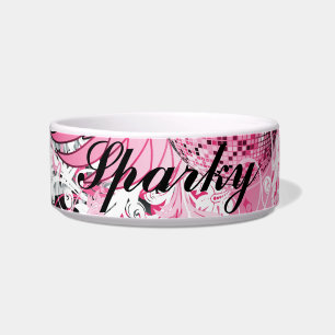 Dance Music Disco Ball Piano Music Pet Food Bowl