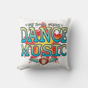 Dance Music Soul Cushion