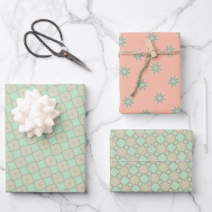 Dance of Colours Wrapping Paper Flat Sheet Set