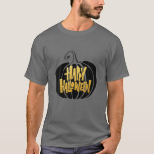 Dance Of Death Pumpkin Sunset Skeleton Skull Hallo T-Shirt