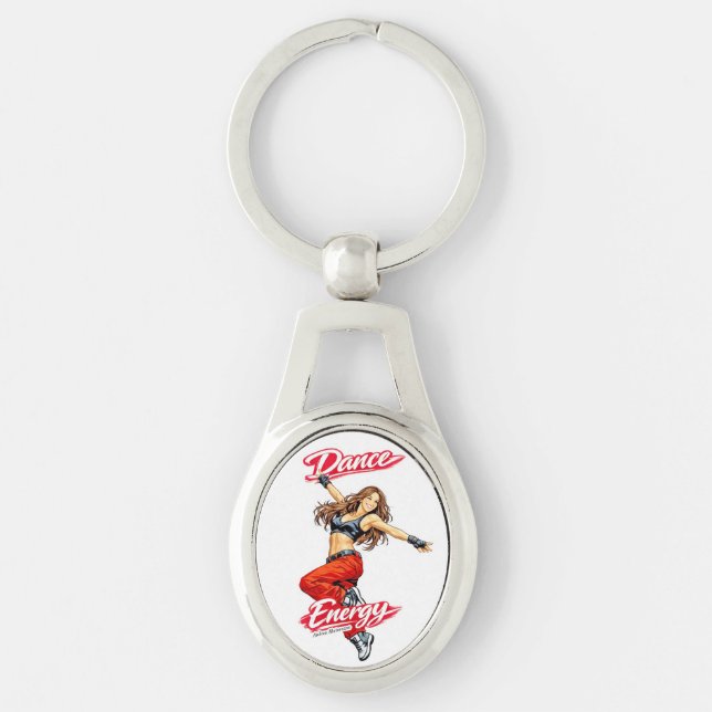 Dance of Energy and Freedom Keychain (Front)